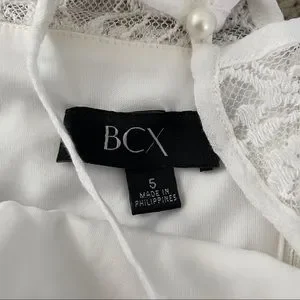 BCX | Dresses | White Lace Dress | Poshmark
